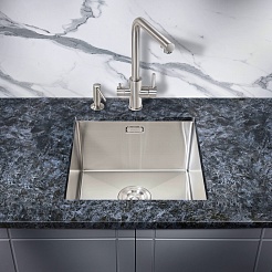 Milacio Мойка кухонная Denia 44 Steel нержавеющая сталь – фотография-6