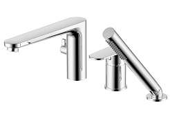 Aquatek Смеситель на борт ванны Ника AQ1848CR хром – фотография-1