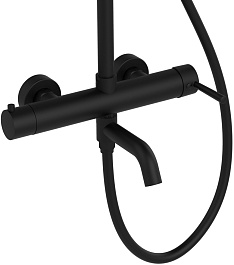 Raiber Душевая система Graceful RPB-006 черная матовая – фотография-3