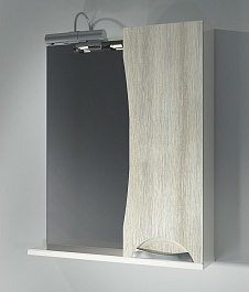 Какса-а Зеркальный шкаф "Каприз 65" R дуб – фотография-2