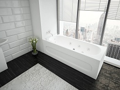 Aquatek Акриловая ванна Оберон 170x70 с гидромассажем – фотография-4