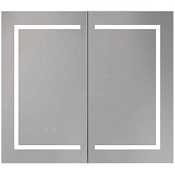 Aquatek Зеркало-шкаф 80 AQ7804-MLC с круговой подсветкой – фотография-2