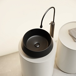 Ceramicanova Мебельная раковина Maya 40 CN12004MB чёрный матовый – фотография-7