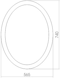 Mixline Зеркало Элит Нью Эллада люкс 56.5 – фотография-2