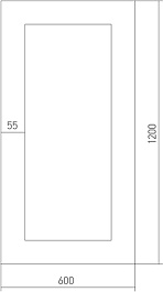 Mixline Зеркало Багет Нежность 60 – фотография-2