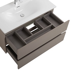 BelBagno Тумба под раковину Kraft 80 подвесная Бежевый матовый – фотография-4