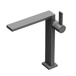 Sancos Смеситель для раковины высокий Linn вороненая сталь SC9020GG – фотография-2