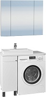 СанТа Мебель для ванной под стиральную машину Марс 90 L белая