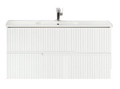 Cezares Тумба с раковиной Duet 120 подвесная CZR-8095-120 bianco lucido – фотография-1