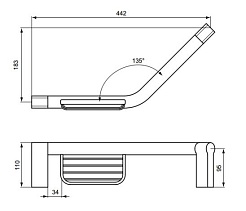 Ideal Standard Поручень Connect 45 см – фотография-2