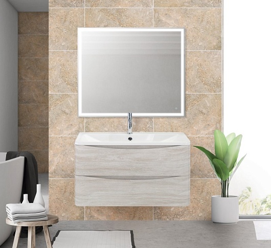 BelBagno Тумба с раковиной ACQUA 1000 Rovere Vintage Bianco – картинка-3