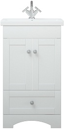 Corozo Тумба с раковиной Техас 50 белая – фотография-1