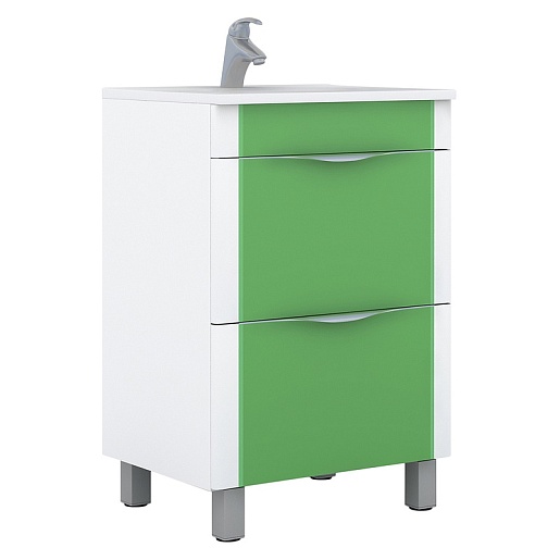 Vigo Мебель для ванной Laura 60 светло-зеленая – фотография-2