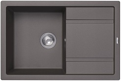 Florentina Мойка кухонная Липси 760 серый шелк – фотография-1