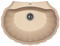 Florentina Мойка гранитная Гребешок песочный – фотография-1