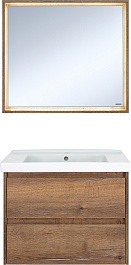 Brevita Мебель для ванной Dallas 90 дуб галифакс – фотография-1