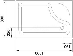 Royal Bath Душевой поддон BP RB 8120BP R – фотография-4