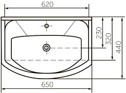 Mixline Мебель для ванной Квадро 65 L белая – фотография-10