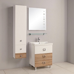 Акватон Тумба с раковиной "Стамбул 65 М" эбони светлый – фотография-2