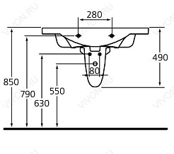 Ideal Standard Полупьедестал для раковины Motion W310401 – фотография-2