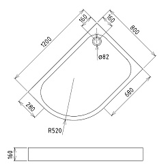 Gemy Поддон для душа ST18 R – фотография-2