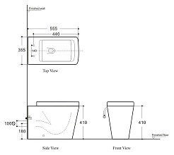 Aquanet Унитаз приставной Tavr-F BL-103N-FST – фотография-9