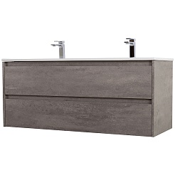 BelBagno Тумба с раковиной Kraft 120 подвесная Cemento Grigio – фотография-3