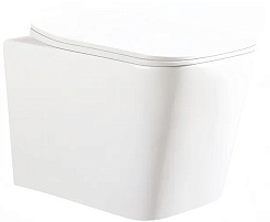 Ceruttispa Унитаз подвесной Maiella Aria PP CT10479 белый – фотография-1