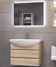 Vigo Мебель для ванной Wing 700-0-2 подвесная дуб сонома – фотография-1