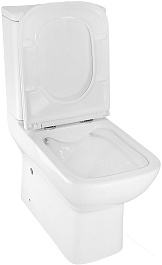 Azario Унитаз-компакт Varo AZ-2171 безободковый с бачком с сиденьем микролифт белый – фотография-7