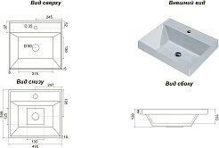 Marko Раковина Слим 50 – фотография-2