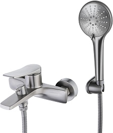 Lemark Смеситель для ванны Bronx LM3714GM графит – фотография-1