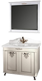 Водолей Мебель для ванной "Анжелика 90" F-3 белая – фотография-1