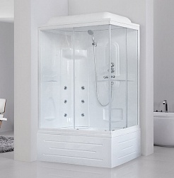 Royal Bath Душевая кабина 100/80 BP RB8100BP2-T-L с высоким поддоном – фотография-2