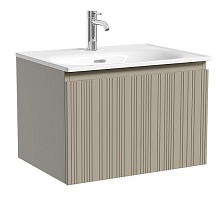 Sancos Тумба с раковиной Code 60 серая платина раковина Sabo 60 CN13001