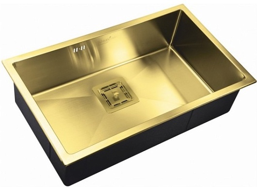 Zorg Кухонная мойка INOX-PVD SZR-7444 BRONZE – фото, картинка, фотография-1