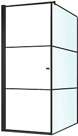 BERGES Wasserhaus Душевой уголок Dark 90x90 L 061020L – фотография-1