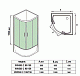 WeltWasser  Душевой уголок WW500 С 80/159 – картинка-7