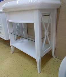  Тумба с раковиной Империал 100 белый – фотография-6