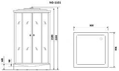 Niagara Душевая кабина Classic NG-1101-14 – фотография-17