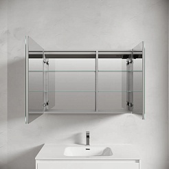 Sancos Зеркало-шкаф Evoke 100 с LED подсветкой SC80100 – фотография-3