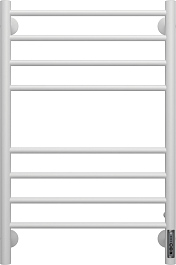 Terminus Полотенцесушитель электрический Аврора П8 500x800 белый матовый – фотография-1