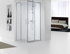 Aquanet  Душевой уголок "Delta Cube NPE1142" 90x90, прозрачное стекло – фотография-3