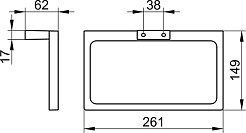Keuco Полотенцедержатель Edition 11 11121 хром – фотография-2