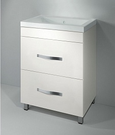 Какса-а Мебель для ванной Квадро 60 – фотография-2