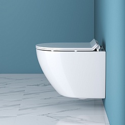 BelBagno Унитаз подвесной Sfera-r BB046CHR/BB2111SC – фотография-4