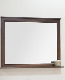 Акватон Зеркало для ванной "Идель 105" дуб шоколадный – фотография-1