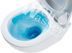 WeltWasser Унитаз подвесной HEIMBACH 043 MT-BL черный матовый – фотография-3