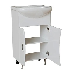 Mixline Тумба под раковину Эталон 50 белая – фотография-2