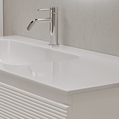 Sancos Тумба с раковиной Folk 100 L bianco раковина Grace 101 L CN7014 – фотография-12